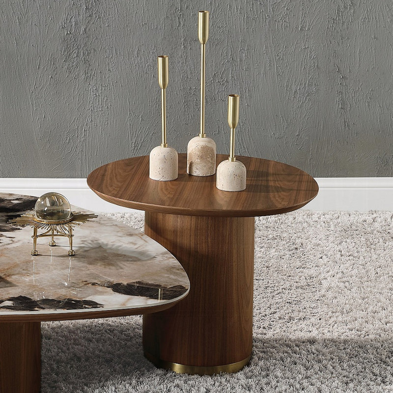 End Table With Pedestal