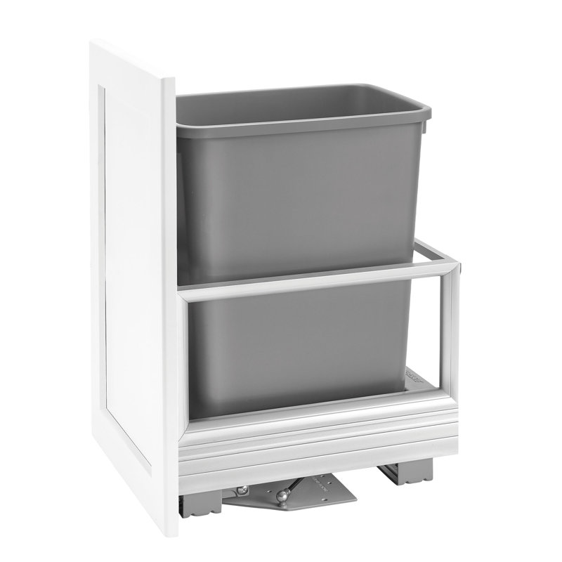Poubelle de cuisine amovible Rev-A-Shelf , H 23,13 po x l 10,81 po x P 21,94 po