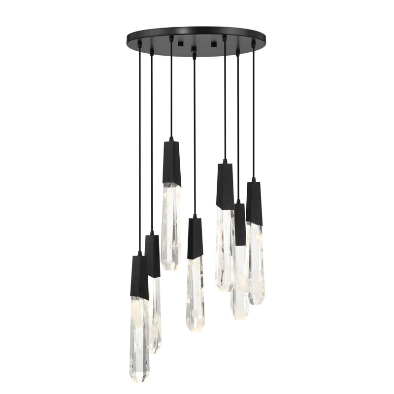 Luminaire suspendu à DEL 7 lumières Ashey