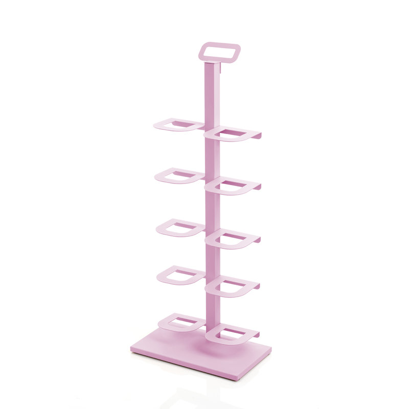 5 Pair Shoe Rack, Pink