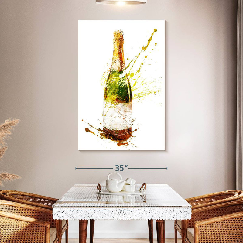 Yarlin Abstract Bottle, 51" H x 34" W
