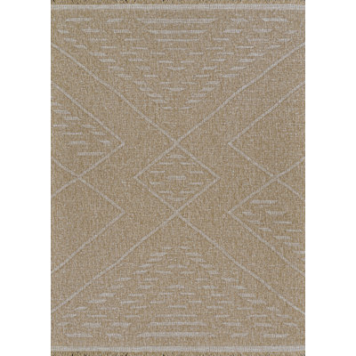 Tapis intérieur / extérieur crème Joleigha