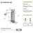 Three-hole bathroom faucet with drain kit-115827518