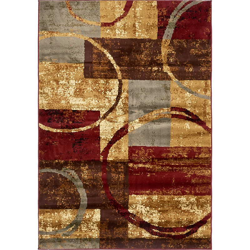 Adetomiwa Geometric Indoor Rug, Rectangle 4'1" x 6'1"