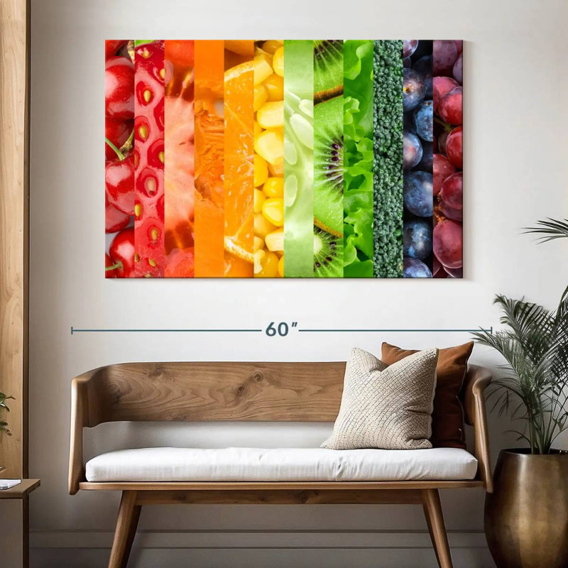 Yarlin Food For The Health, 34" H x 51" W