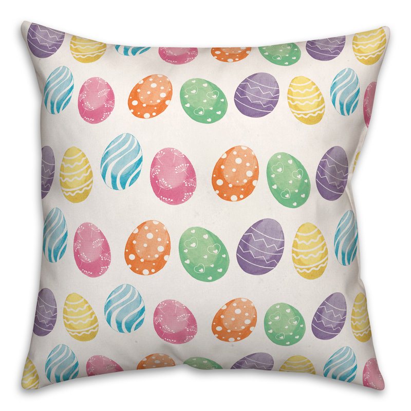 Polka Dot Throw Pillow, 20" x 20"