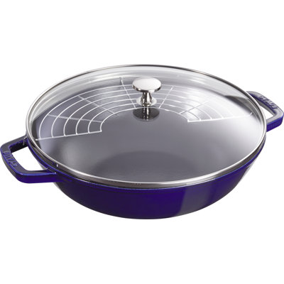STAUB Cast Iron Non-Stick Wok