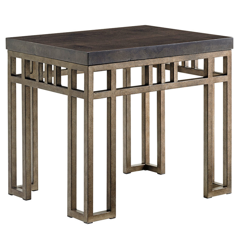 Cypress Point Montera Travertine End Table