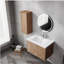 Meuble-lavabo mural 30 po avec lavabo et armoire latérale, portes-120102195