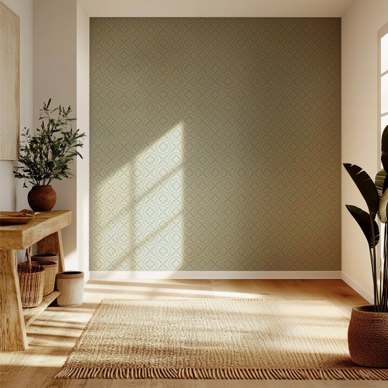 Echo Tile - Wallpaper, Pale Blue, Premium Paper, Non-Pasted