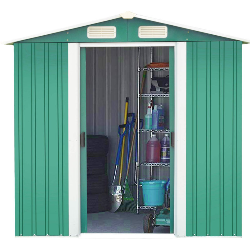 Brian 4ft. x 6ft. Apex Metal Shed
