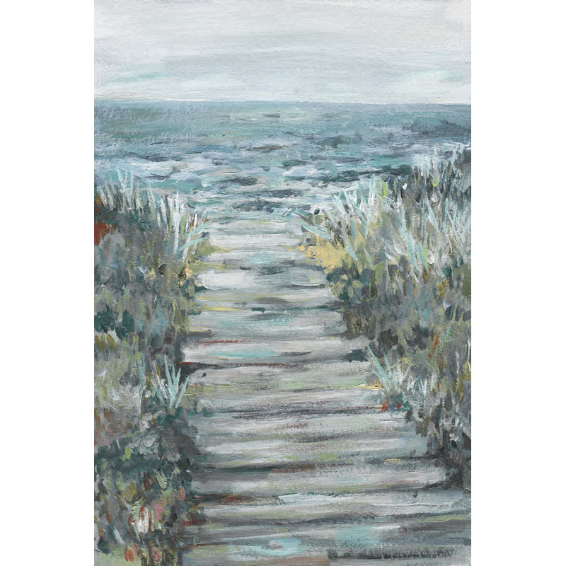 " Way To The Sea II " by Marmont Hill, 12" H x 8" W x 1.5" D