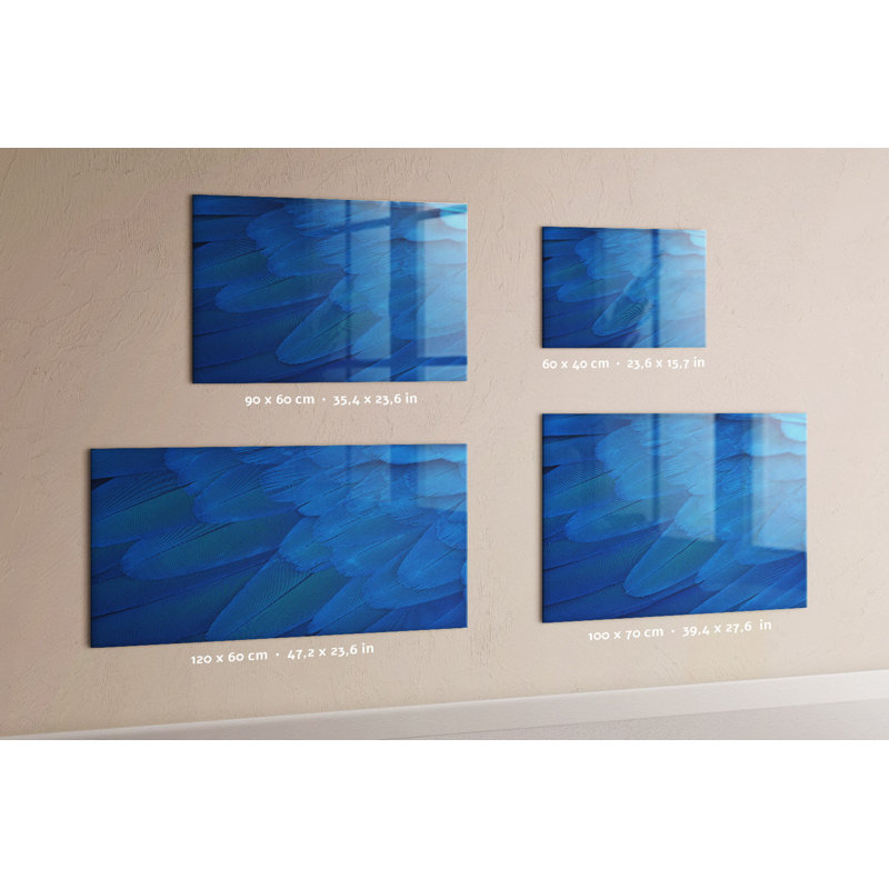 Magnetic Memo Board Whiteboard - 90 x 60 cm - With Marker and Magnets - Bird's feather