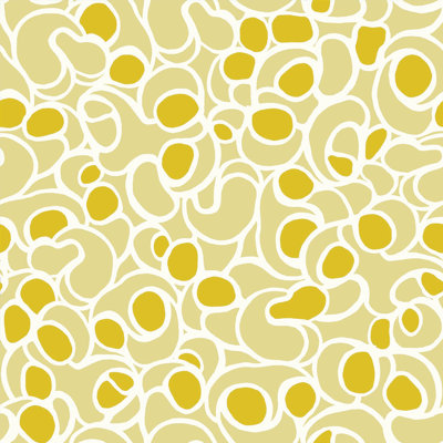 Susan Hable Squiggle Spots 33' L x 20.5" W  Wallpaper Roll
