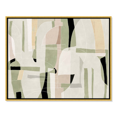 Sunny Barcelona - Floater Frame Canvas