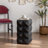 23.62"Height Three-dimensional Embossed Pattern Design Retro Side Table Retro Furniture-1551296794