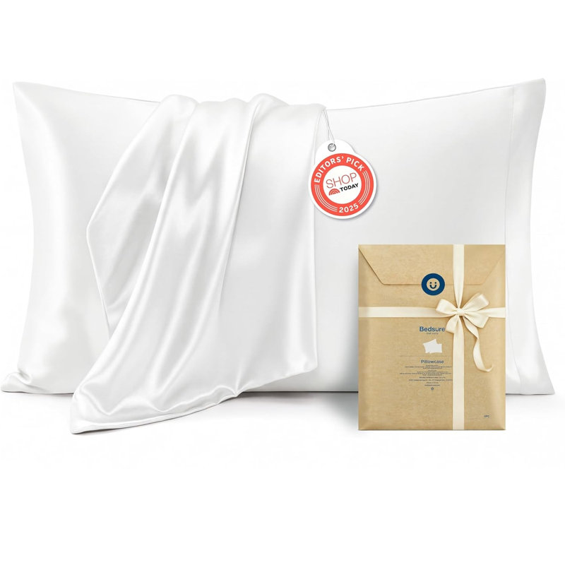 Polyester Pillowcase with Envelope Closure, Pure White, Queen Pillowcase 