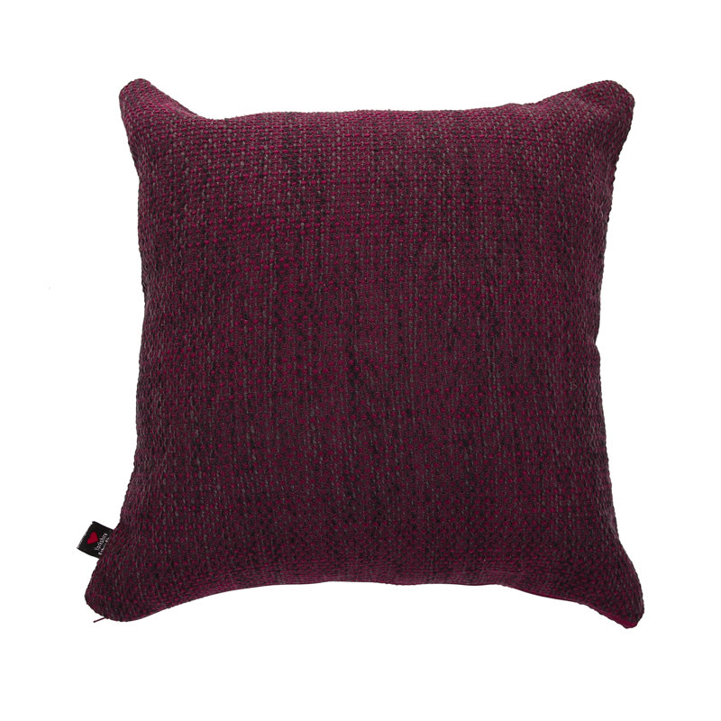 Alvarez Square Throw Cushion, 43 x 43cm, Burgundy