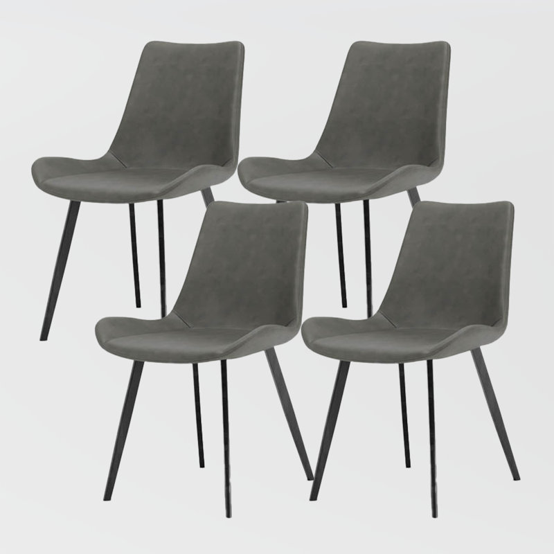 Chaise parsons rembourrée Maxwell Till, Gris