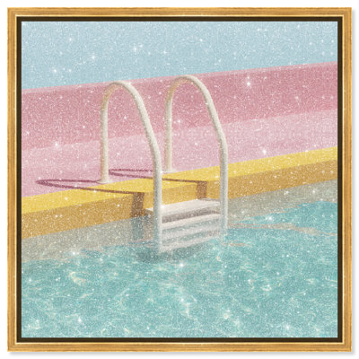 Poolside Symmetry I Print by Oliver Gal
