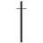 Solus 7, 8, or 10 ft.  Hardwired Direct Burial Lamp Post with Cross Arm and Dusk-to-Dawn Photocell Sensor-68896368-68896367