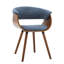 Kincheloe 47cm H Fabric Upholstered Upholstered Back Armchair in Blue-1337140300