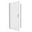 1 3/8" Adjustment,Universal Pivot Shower Door, Open Outside, With 1/4" Tempered Glass-116077628