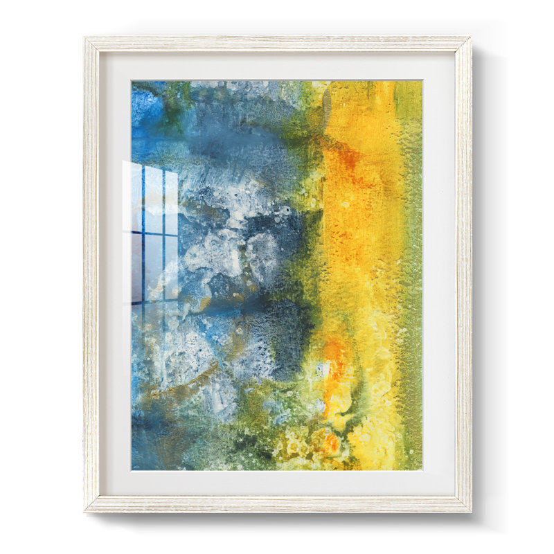 Aquatic Energy II - Impression encadrée, H 28,5 po x l 20,5 po, Blanc