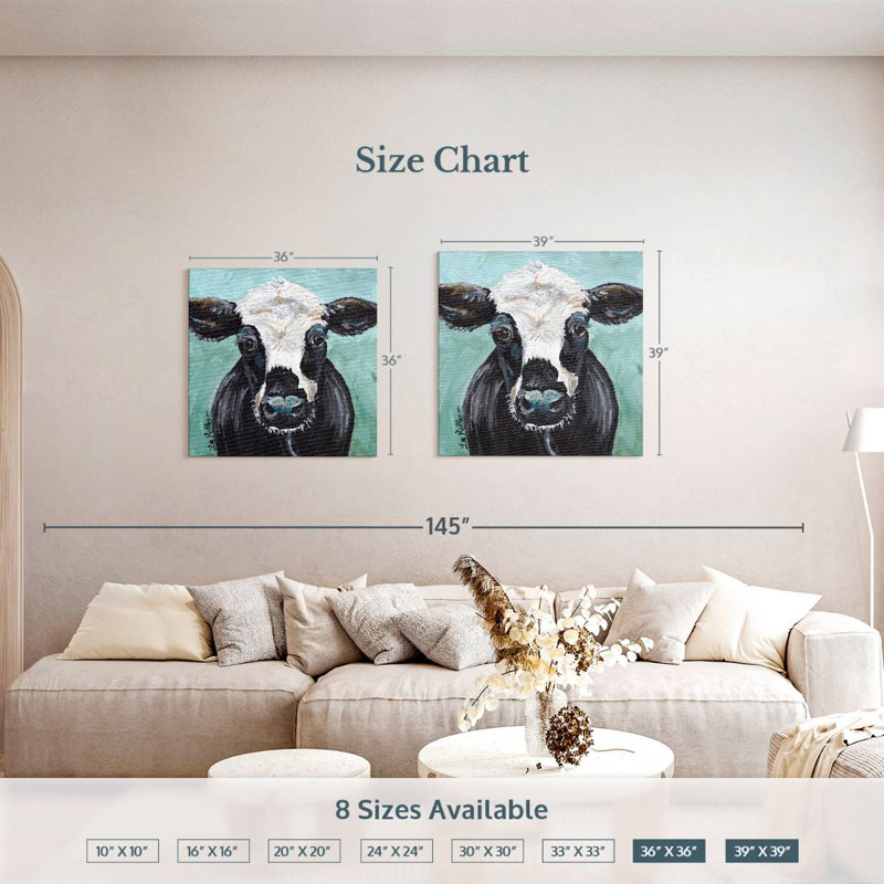 Vache Clyde, H 39 po x l 39 po