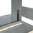 Queen Size Murphy Bed Wall Bed With Sofa,Gray-2009559930