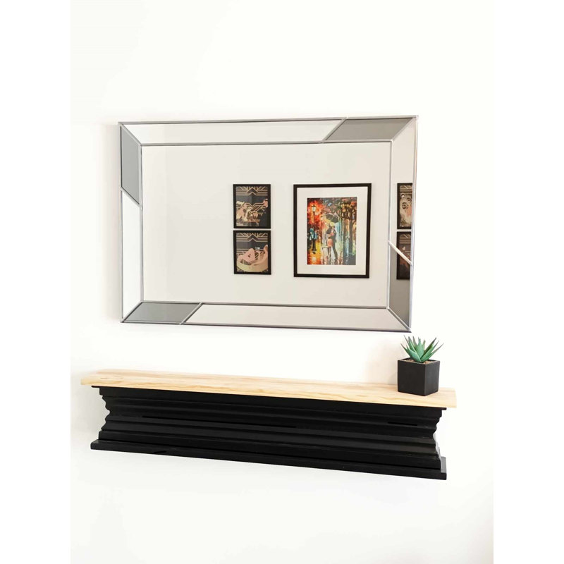 Fehzaan  Karone Wall Mirror In Grey