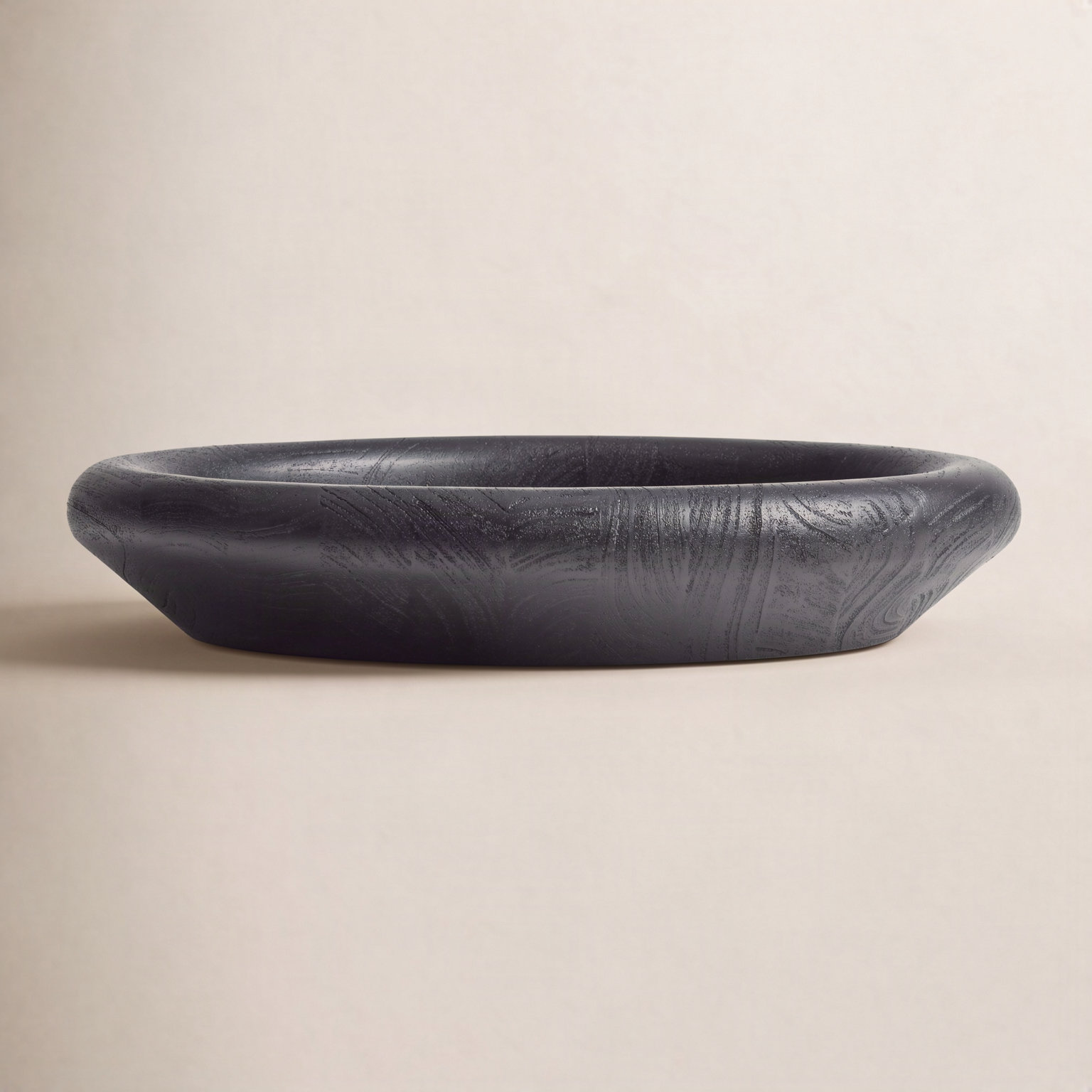 Nest Solid Wood Decorative Bowl 1, 3" H x 18" W x 18" D