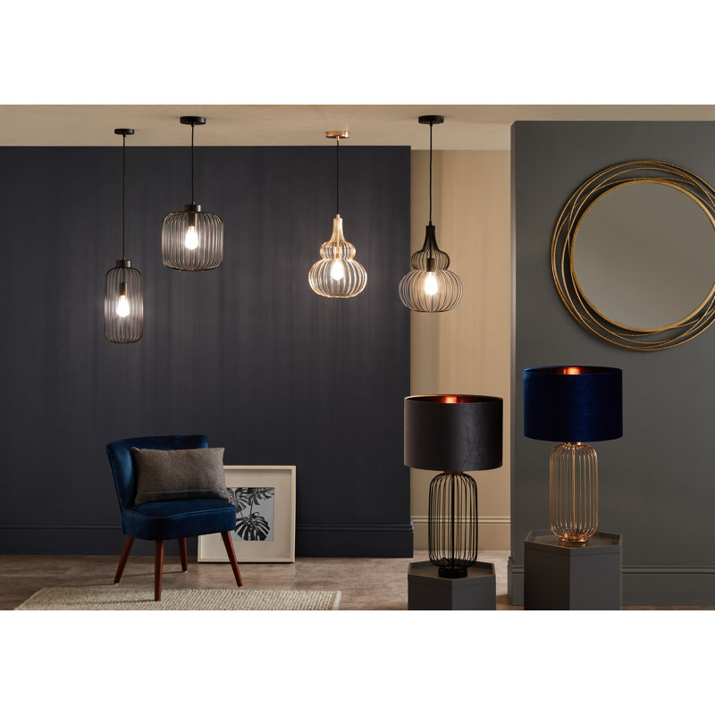 Fresnel 1 - Light Geometric Pendant, Gold