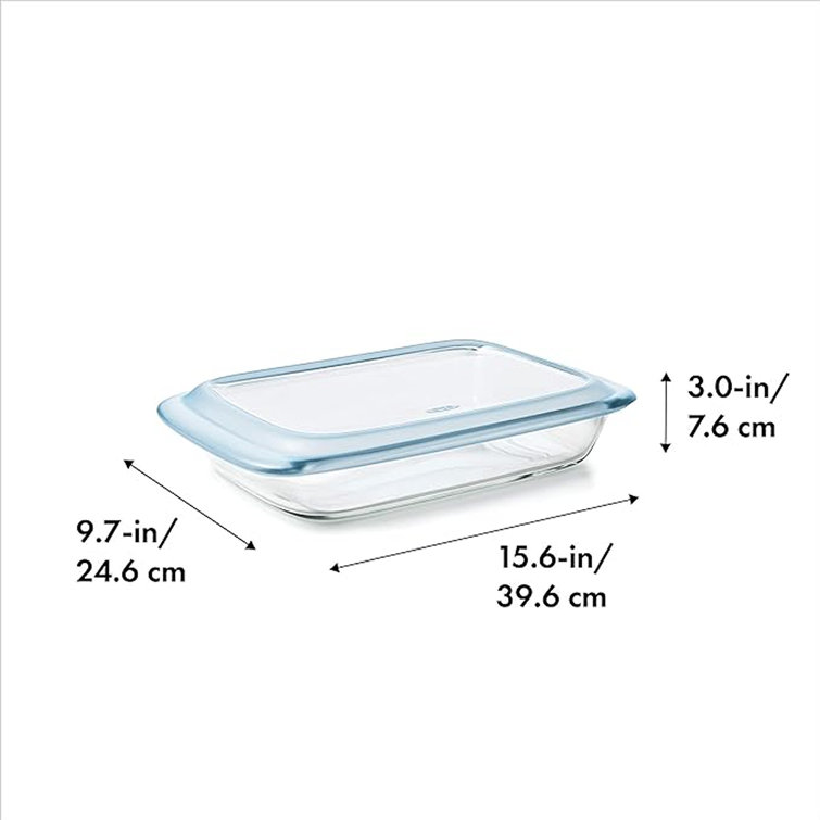 OXO Good Grips Glass 3 qt Baking Dish with Lid & Reviews
