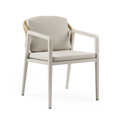 Ensemble de 2 chaises portatives de patio portatives, extérieur en métal rotin moderne