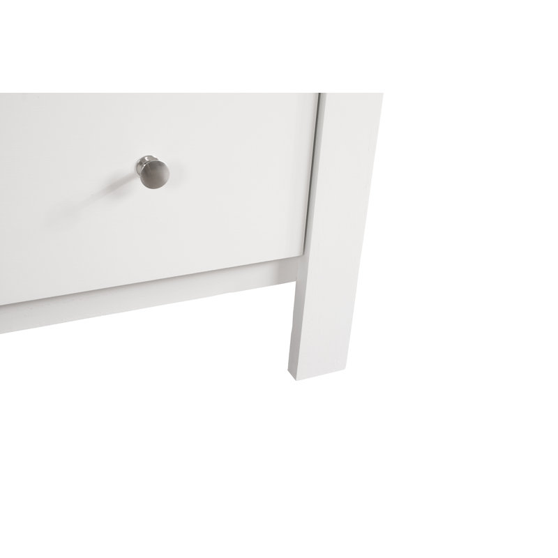 Baer 34 " W 5 - Drawer Dresser, White