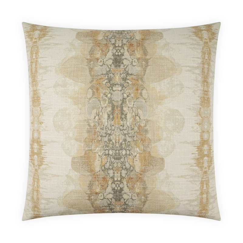 Lagos Square Pillow Cover & Insert, Honey, Square 22"