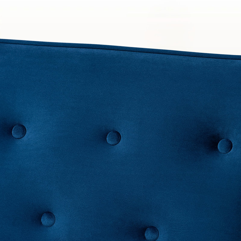 Ensemble de salon en tissu bleu marine 3 pièces Opal, l 71,12 po x P 29,48 po x H 32,88 po, Marine