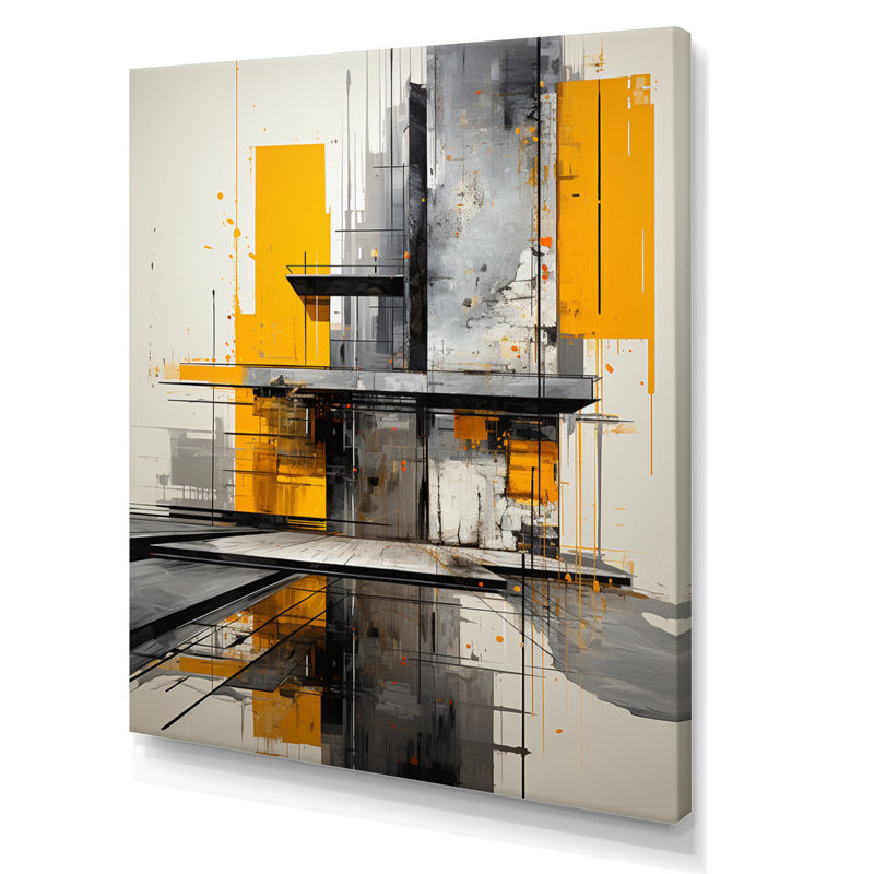 Bogen " Constructivism Constructed Realities II ", 32" H x 16" W x 1" D, Wrapped Canvas