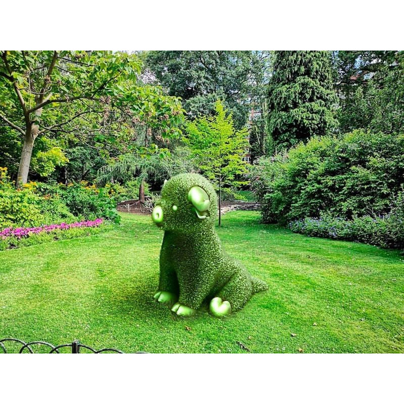 Topiaire de veau extérieur vert