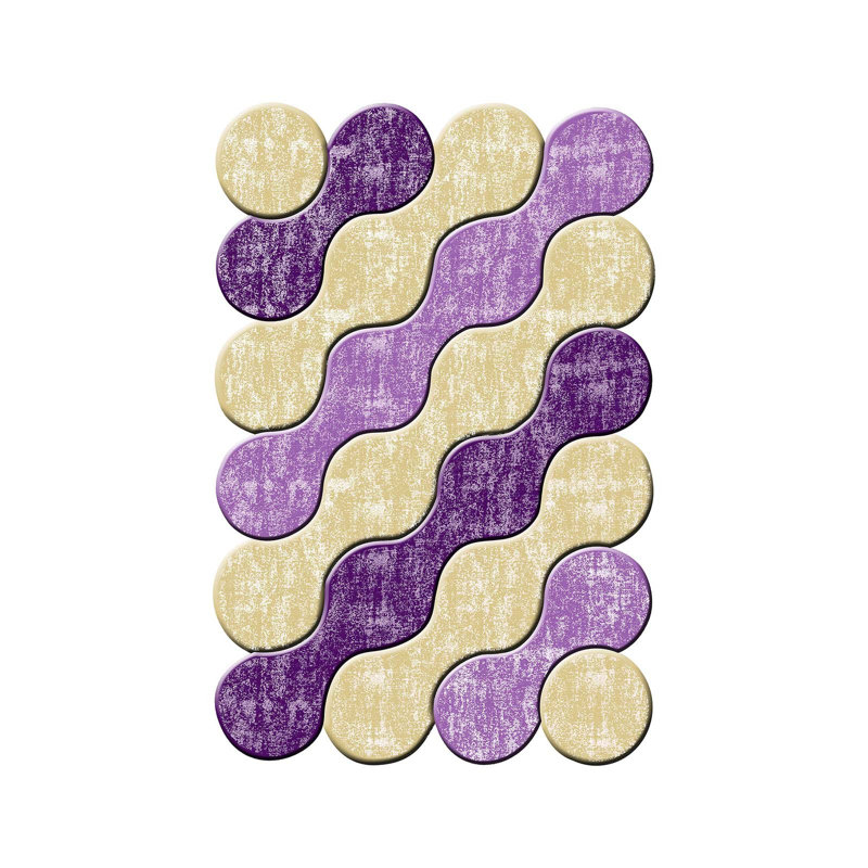 High-Quality Hall Carpet, 3D Digital Print, 3.3 x 4.9 Feet | 100% Polyester, 650 g/m², 0.3 in Pile Height | Antibacterial, Non-Slip Underside, Machine Washable | Perfect for Entryways, Living Rooms & More