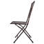 Ensemble de 4 chaises pliantes en fer Barcelona Bistro de Chivari-106372651