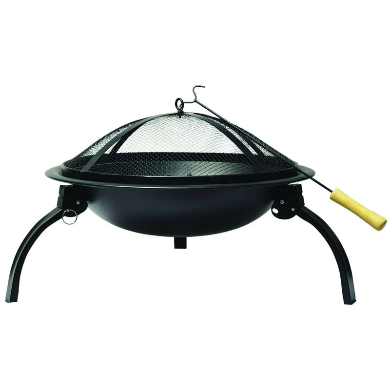 Argueta Round Cast Iron Smokeless Fire Pit