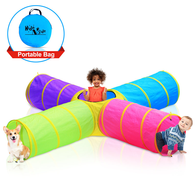Hide N Side Hide N Side 96'' W x 96'' D Indoor / Outdoor Polyester Pop-Up Play Tunnel