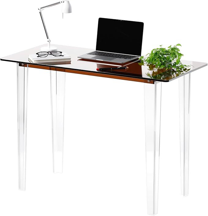 Modern Study Table For Home Office - Extended Surface Multi-Purpose Console & Entryway Table, Sturdy Lightweight Design (42.5-Inch)