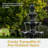 Keltner Weather-Resistant Resin Traditional 4-Tiered Outdoor Water Fountain - Black-1572380686