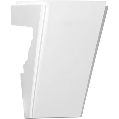 Endurathane Elsinore Keystone for use with CRH09X, 8"W x 11 1/2"H x 6 7/8"P, Factory Primed