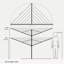 Brabantia 50 Metre Liftomatic Rotary Clothes Line with Ground Spike-57441429