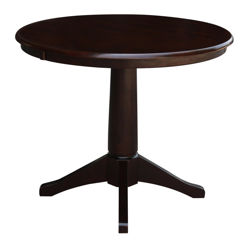 Table de salle à manger Imilia, Moka riche, H 29,9 po x L 36 po x l 36 po