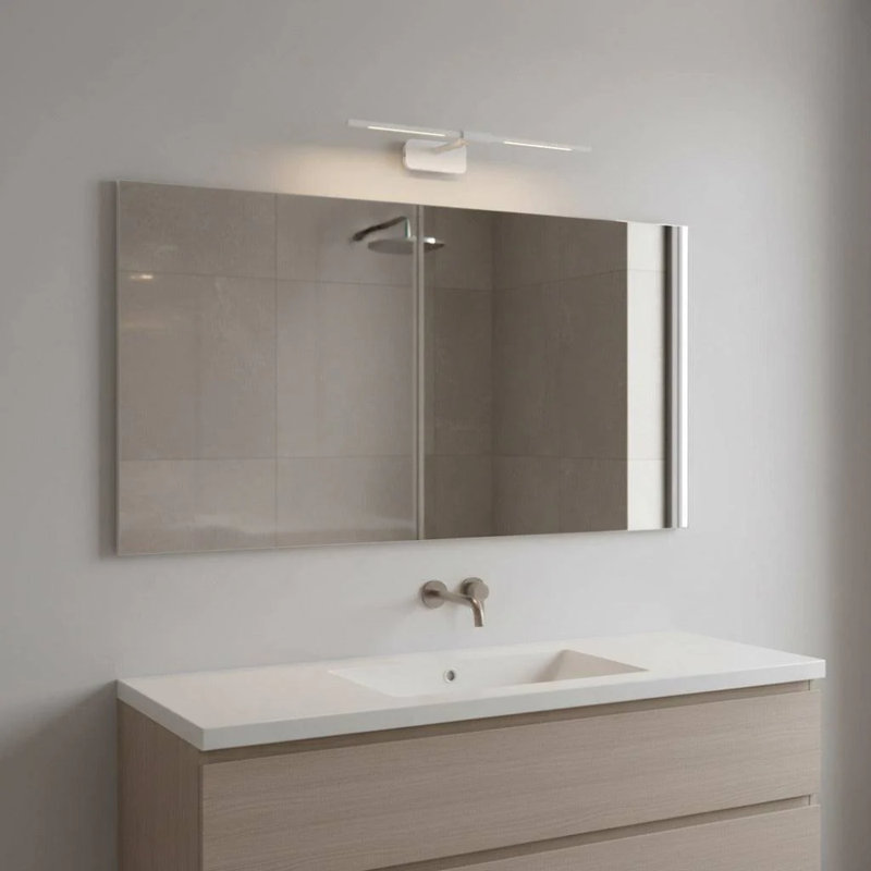 UltraBeam 4 Watt LED 500mm Wide White Adjustable Over Bathroom Cabinet Light